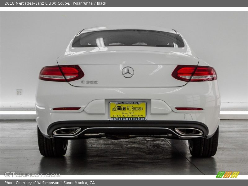 Polar White / Black 2018 Mercedes-Benz C 300 Coupe