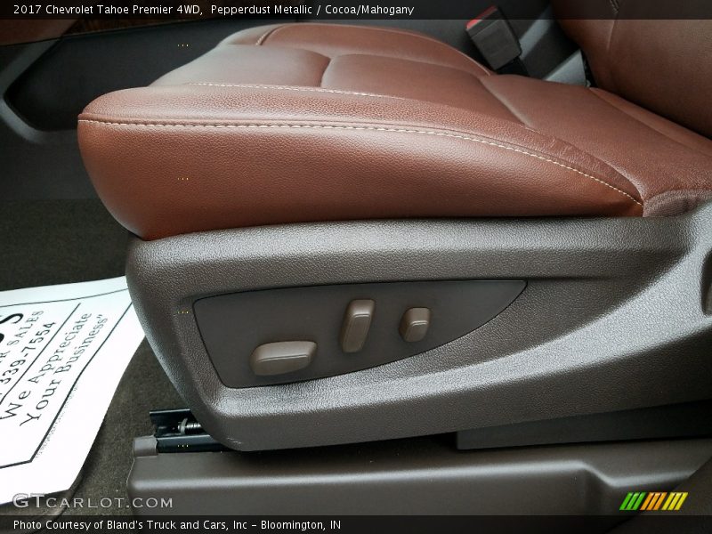 Pepperdust Metallic / Cocoa/Mahogany 2017 Chevrolet Tahoe Premier 4WD