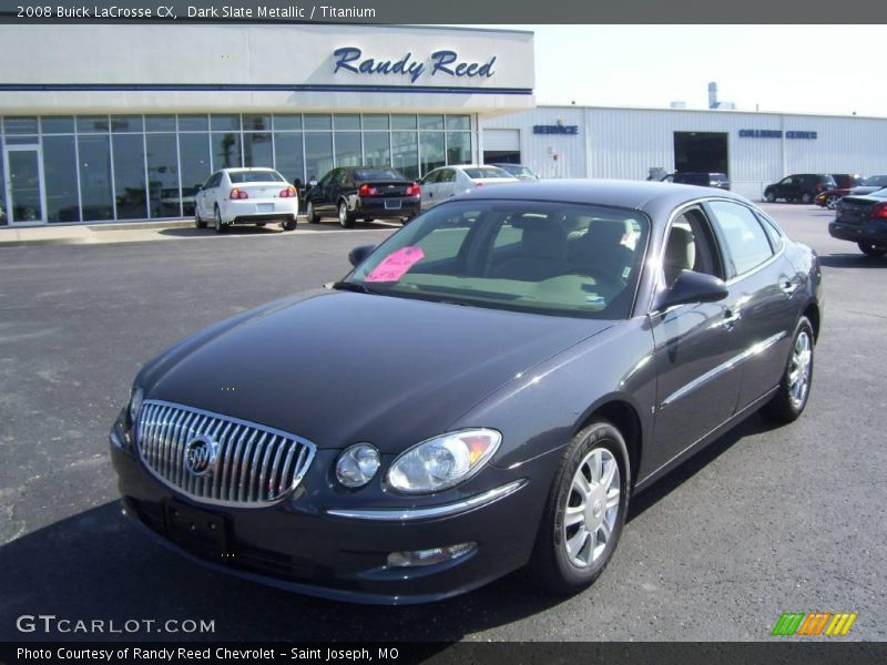 Dark Slate Metallic / Titanium 2008 Buick LaCrosse CX