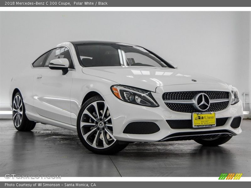 Front 3/4 View of 2018 C 300 Coupe