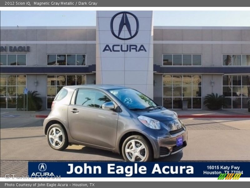 Magnetic Gray Metallic / Dark Gray 2012 Scion iQ