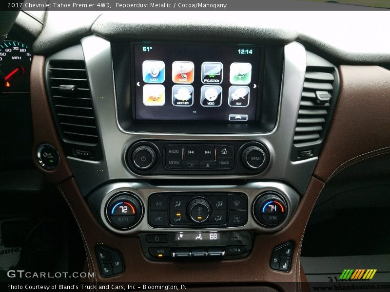Pepperdust Metallic / Cocoa/Mahogany 2017 Chevrolet Tahoe Premier 4WD