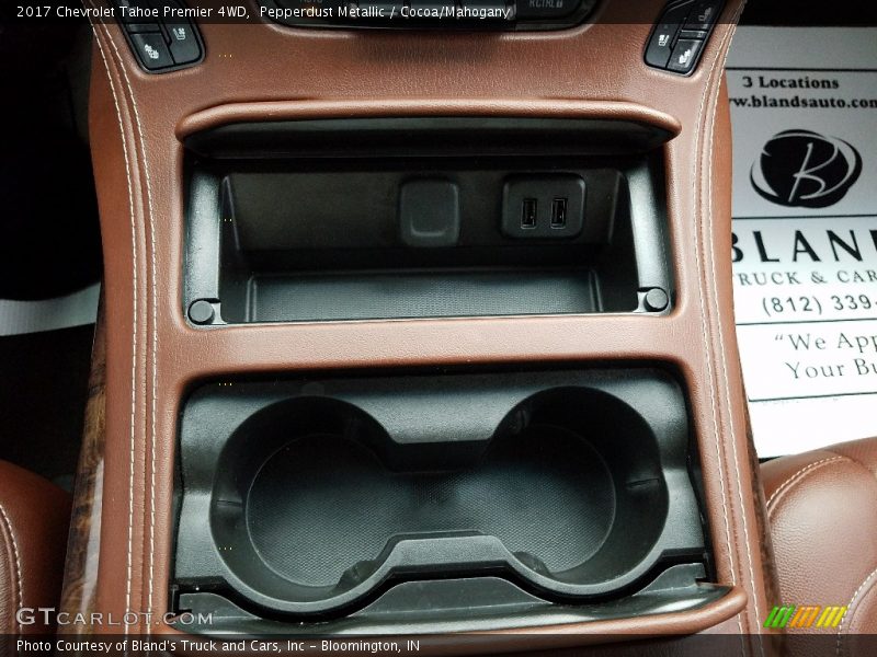 Pepperdust Metallic / Cocoa/Mahogany 2017 Chevrolet Tahoe Premier 4WD