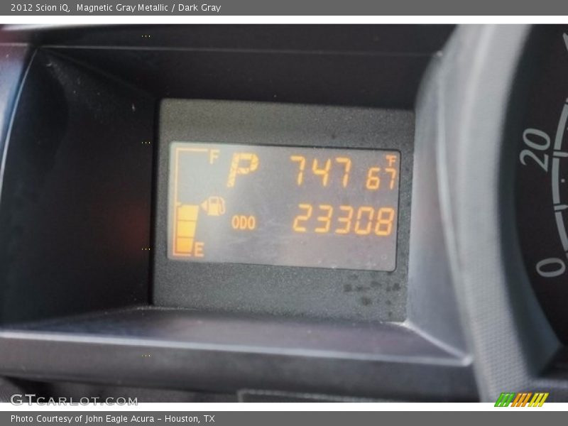 Magnetic Gray Metallic / Dark Gray 2012 Scion iQ