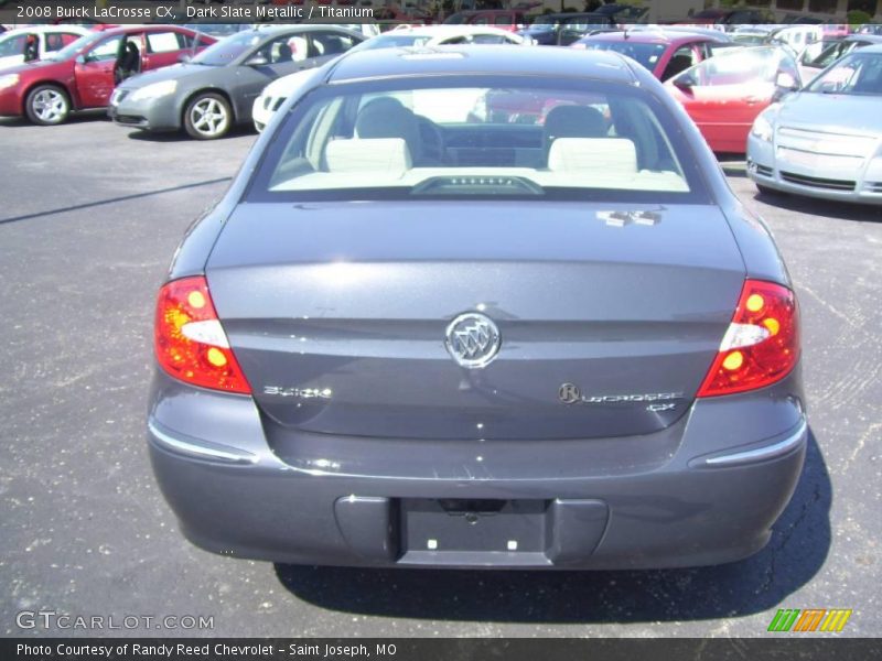 Dark Slate Metallic / Titanium 2008 Buick LaCrosse CX