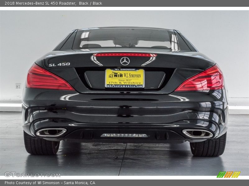 Black / Black 2018 Mercedes-Benz SL 450 Roadster