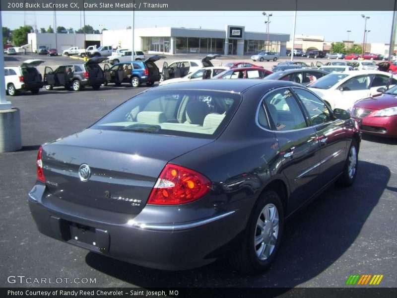 Dark Slate Metallic / Titanium 2008 Buick LaCrosse CX