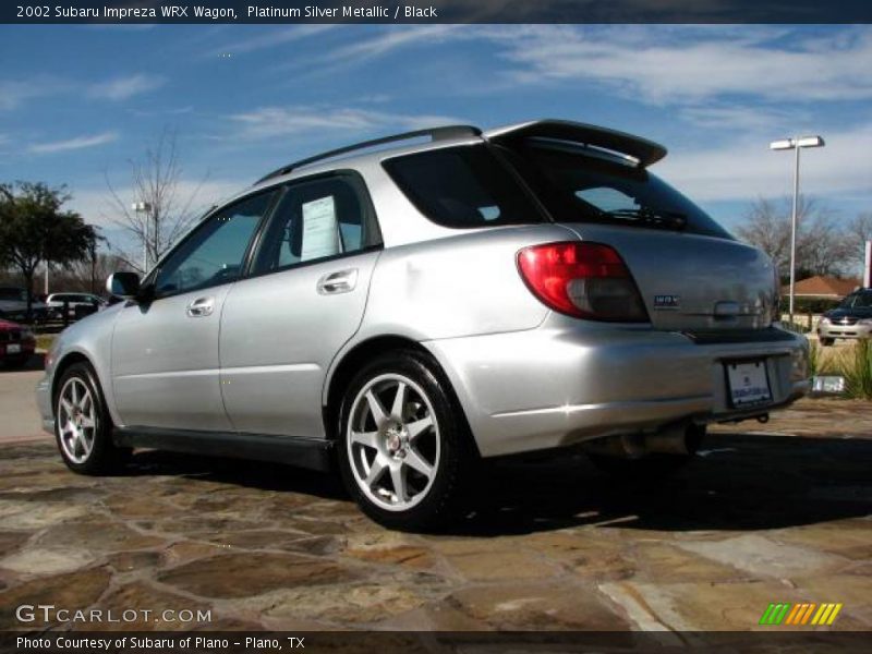 Platinum Silver Metallic / Black 2002 Subaru Impreza WRX Wagon