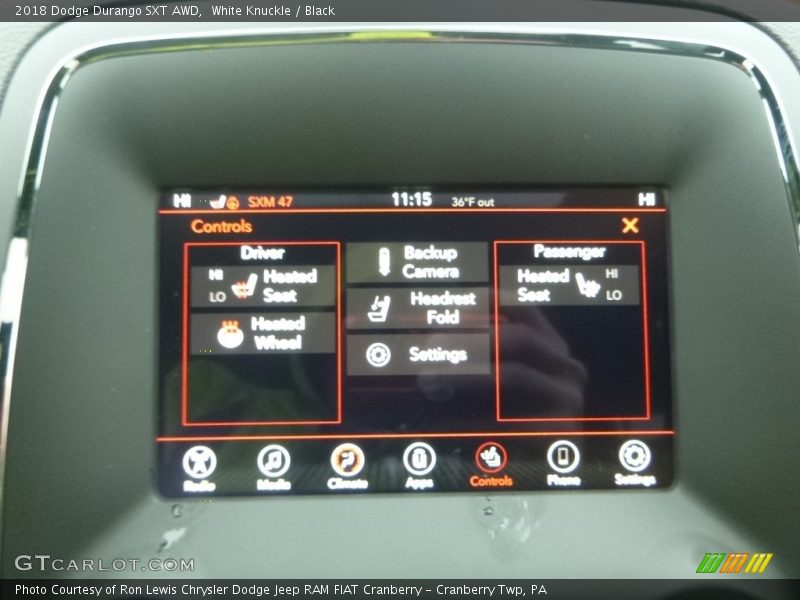 White Knuckle / Black 2018 Dodge Durango SXT AWD