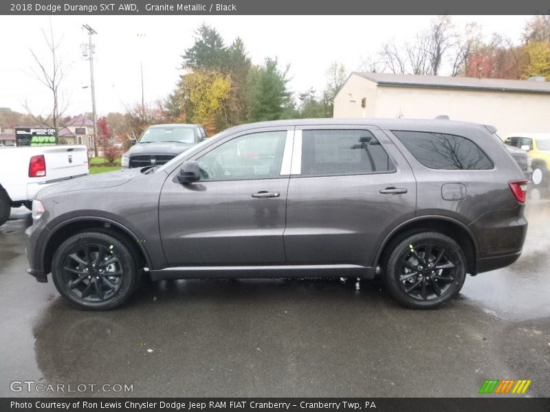 Granite Metallic / Black 2018 Dodge Durango SXT AWD