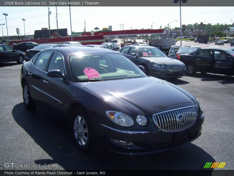 Dark Slate Metallic / Titanium 2008 Buick LaCrosse CX