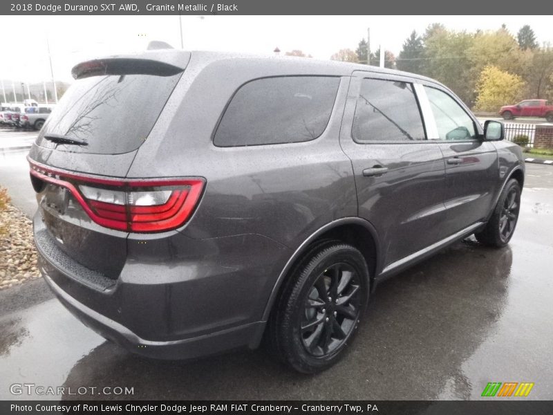 Granite Metallic / Black 2018 Dodge Durango SXT AWD
