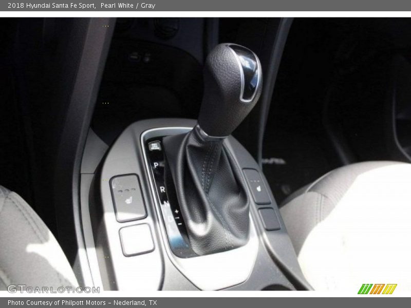 Pearl White / Gray 2018 Hyundai Santa Fe Sport