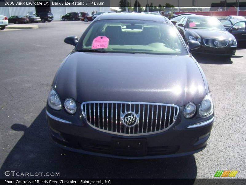 Dark Slate Metallic / Titanium 2008 Buick LaCrosse CX