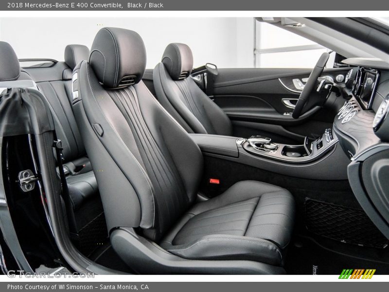  2018 E 400 Convertible Black Interior