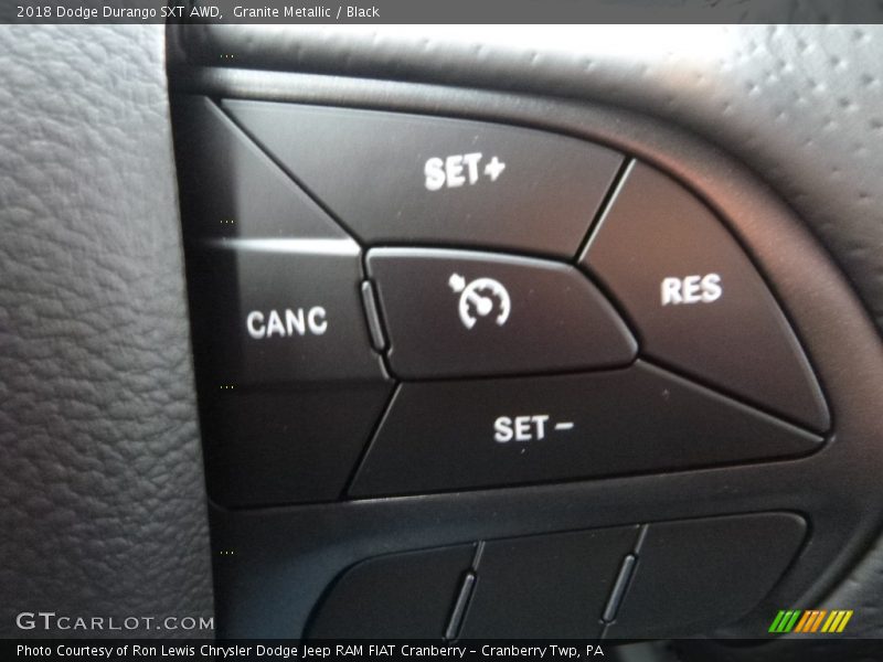 Granite Metallic / Black 2018 Dodge Durango SXT AWD