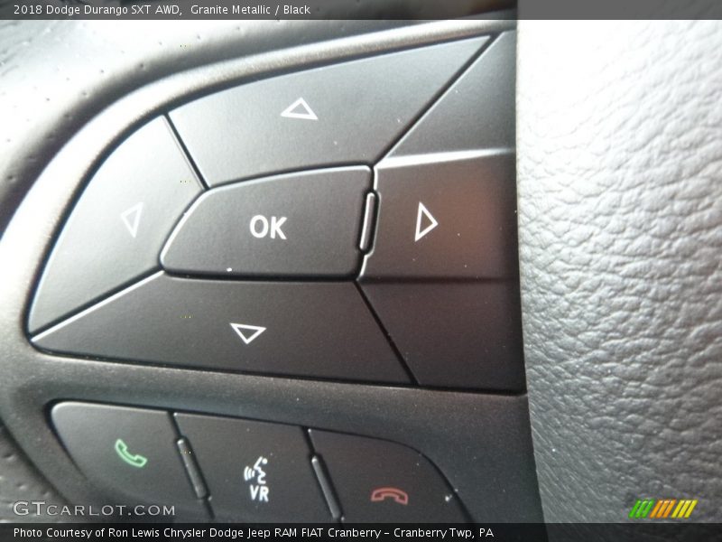 Granite Metallic / Black 2018 Dodge Durango SXT AWD