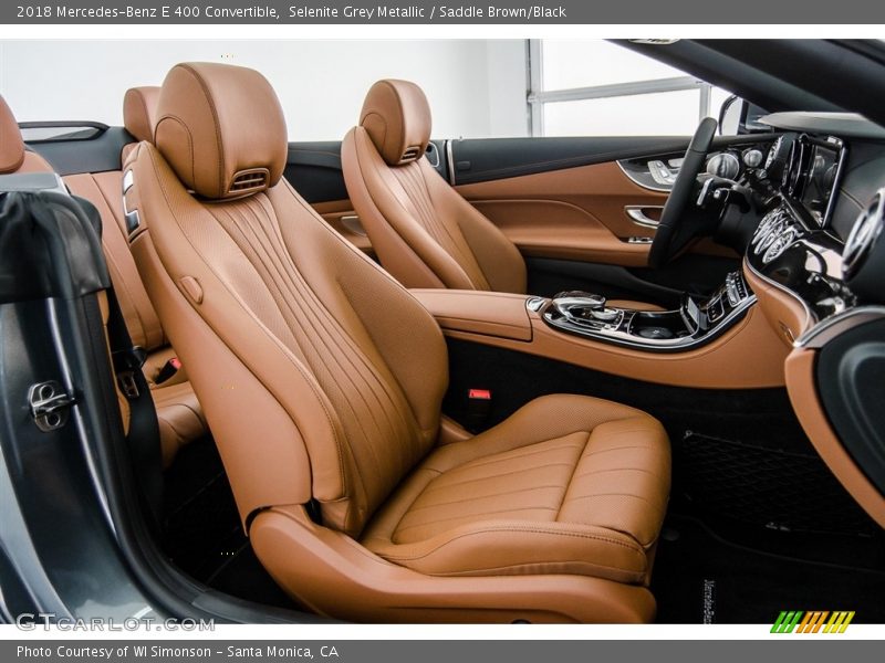  2018 E 400 Convertible Saddle Brown/Black Interior