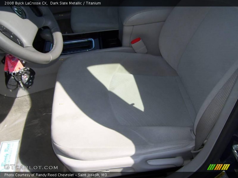 Dark Slate Metallic / Titanium 2008 Buick LaCrosse CX