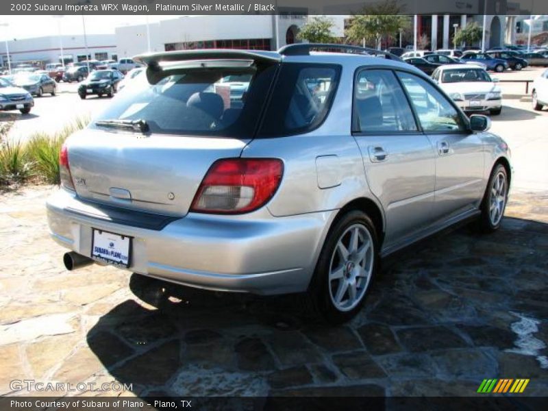 Platinum Silver Metallic / Black 2002 Subaru Impreza WRX Wagon