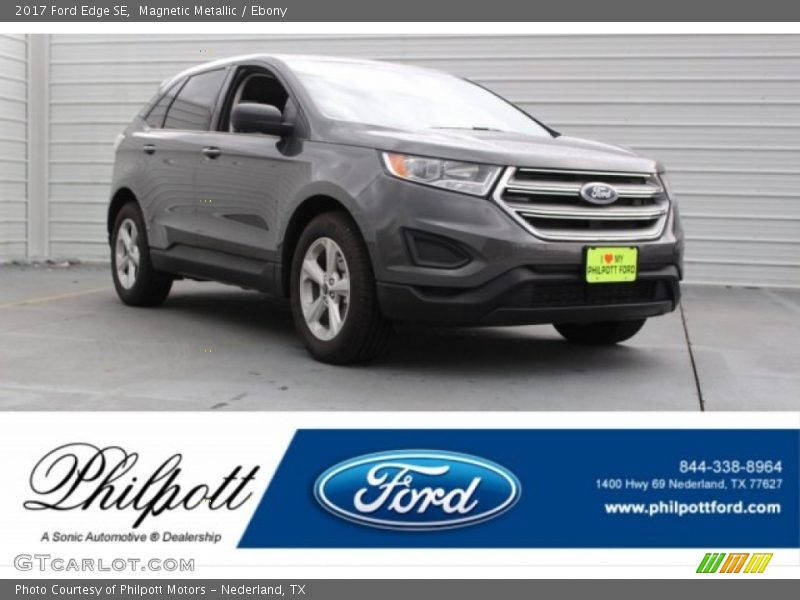 Magnetic Metallic / Ebony 2017 Ford Edge SE