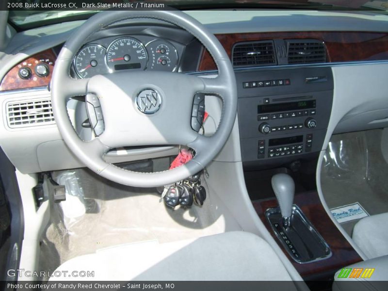 Dark Slate Metallic / Titanium 2008 Buick LaCrosse CX