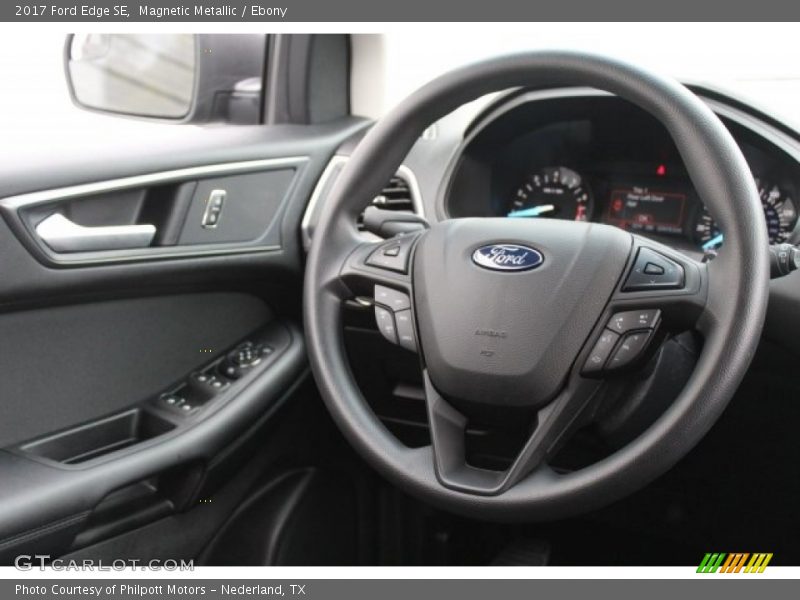 Magnetic Metallic / Ebony 2017 Ford Edge SE