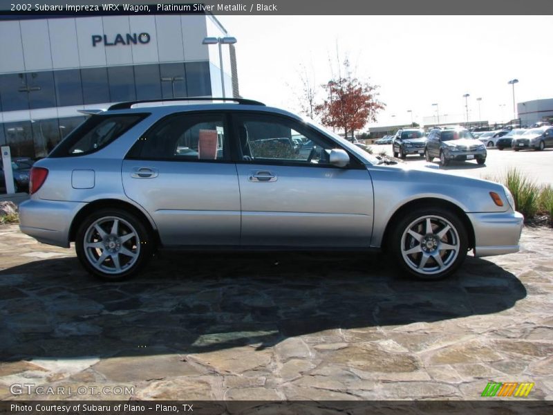 Platinum Silver Metallic / Black 2002 Subaru Impreza WRX Wagon