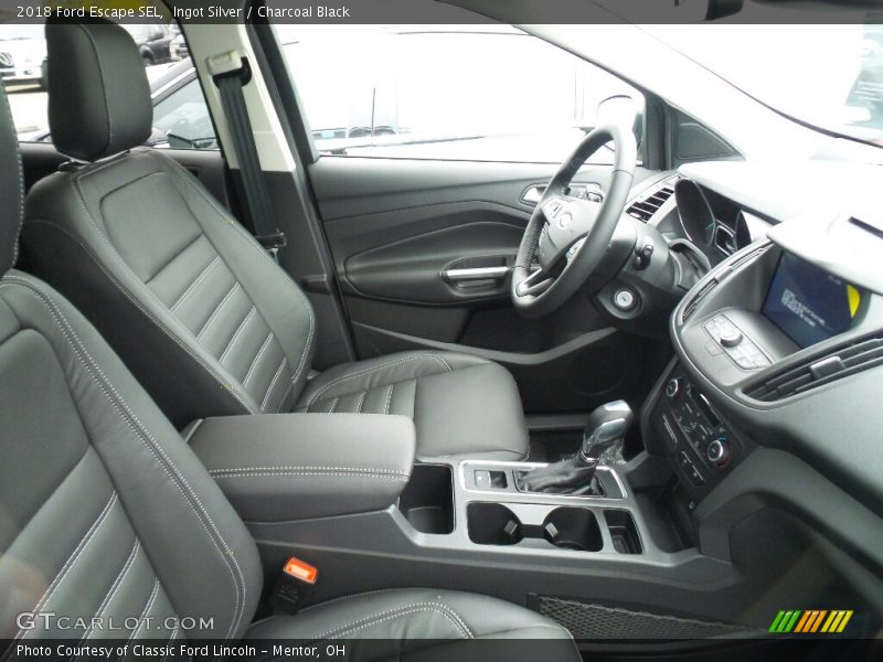 Ingot Silver / Charcoal Black 2018 Ford Escape SEL