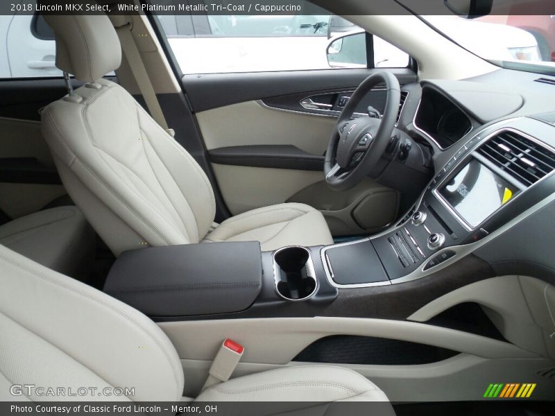 White Platinum Metallic Tri-Coat / Cappuccino 2018 Lincoln MKX Select