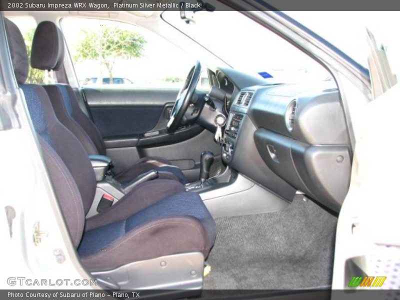 Platinum Silver Metallic / Black 2002 Subaru Impreza WRX Wagon