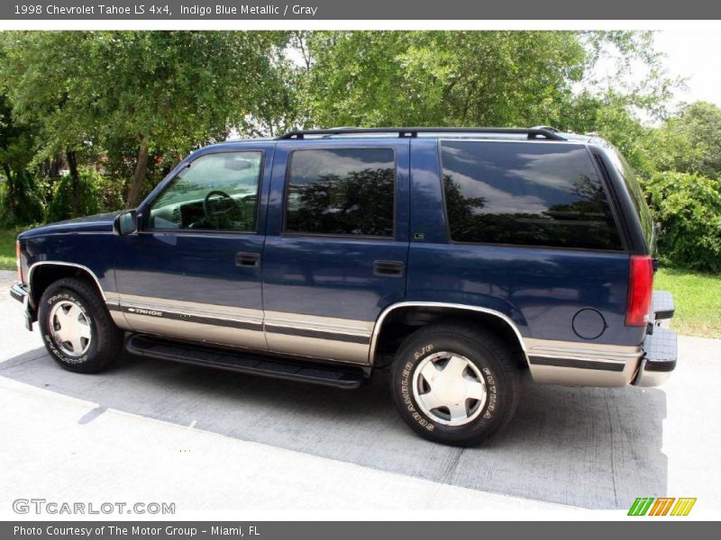 Indigo Blue Metallic / Gray 1998 Chevrolet Tahoe LS 4x4