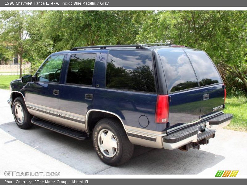 Indigo Blue Metallic / Gray 1998 Chevrolet Tahoe LS 4x4