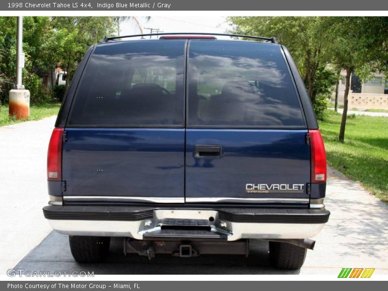 Indigo Blue Metallic / Gray 1998 Chevrolet Tahoe LS 4x4
