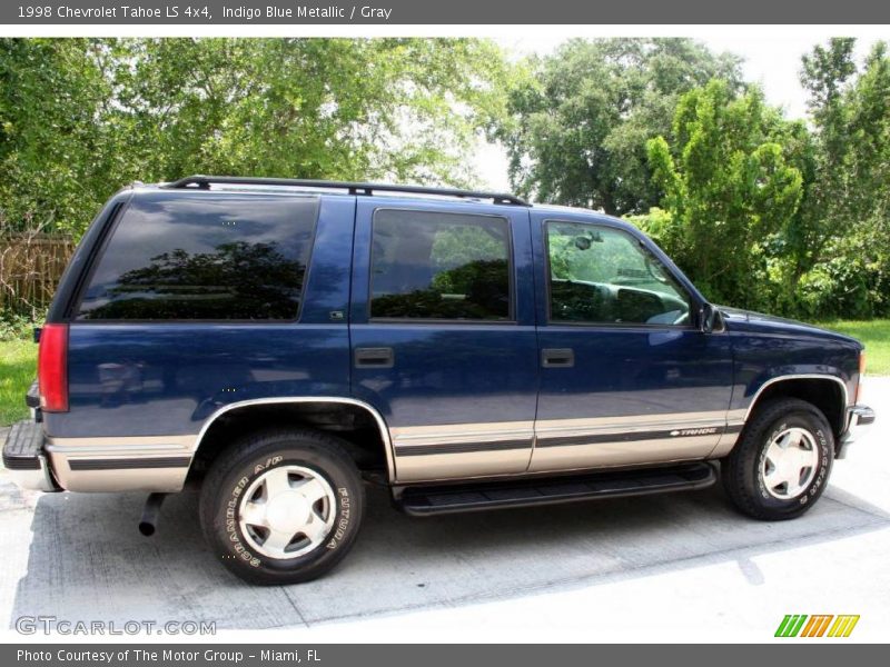 Indigo Blue Metallic / Gray 1998 Chevrolet Tahoe LS 4x4