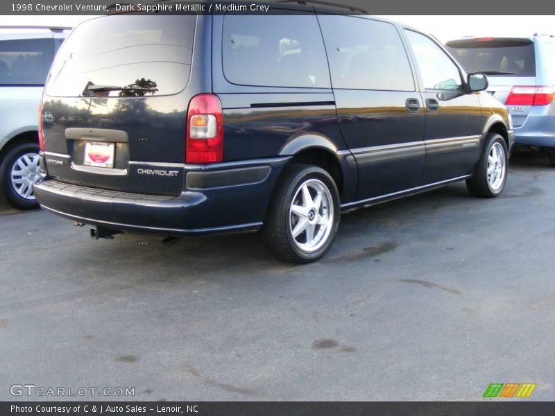 Dark Sapphire Metallic / Medium Grey 1998 Chevrolet Venture