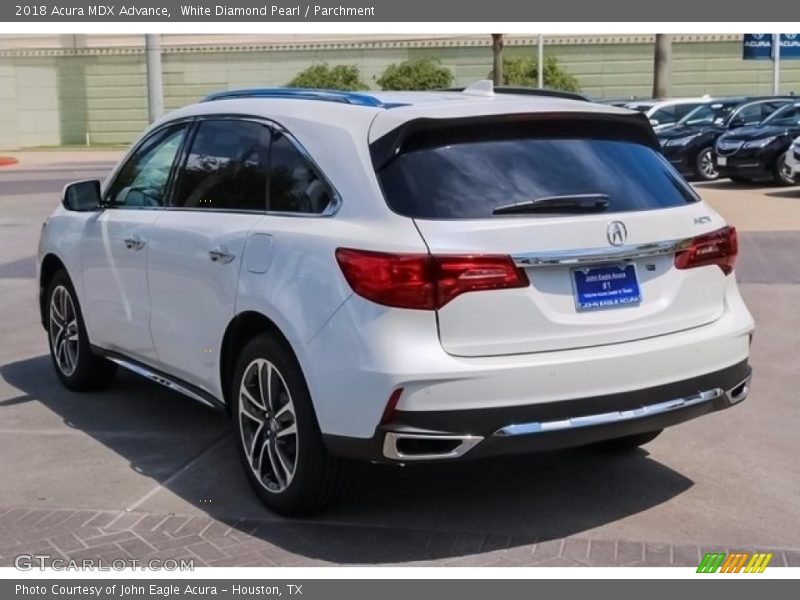 White Diamond Pearl / Parchment 2018 Acura MDX Advance