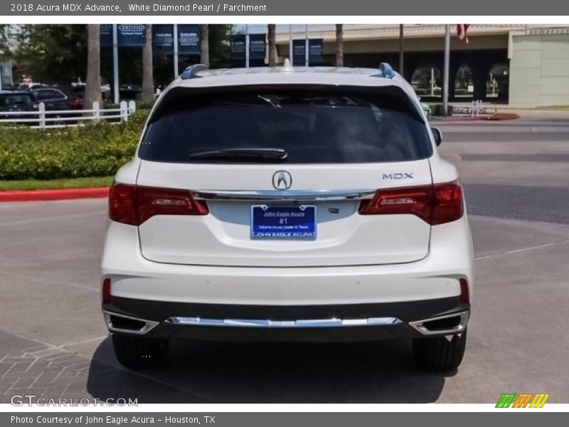 White Diamond Pearl / Parchment 2018 Acura MDX Advance