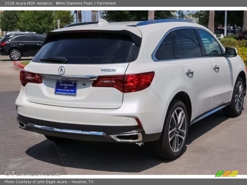 White Diamond Pearl / Parchment 2018 Acura MDX Advance