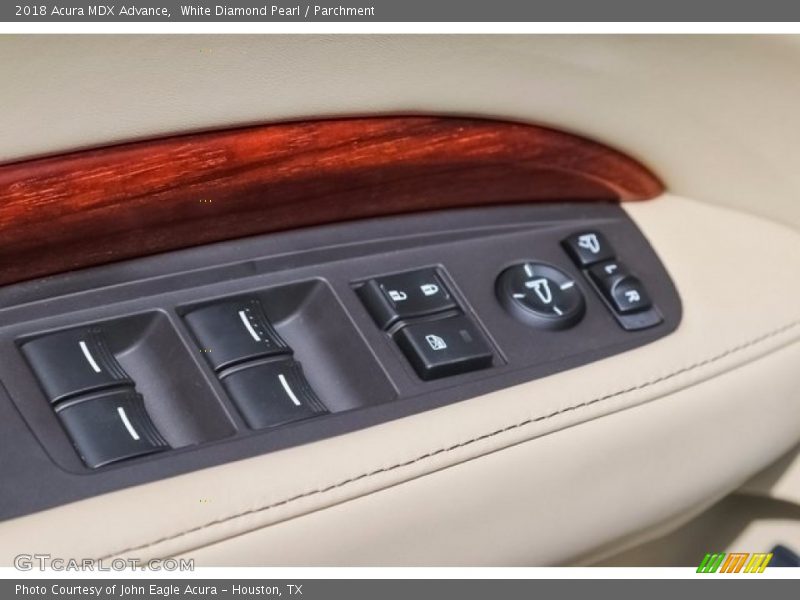 White Diamond Pearl / Parchment 2018 Acura MDX Advance
