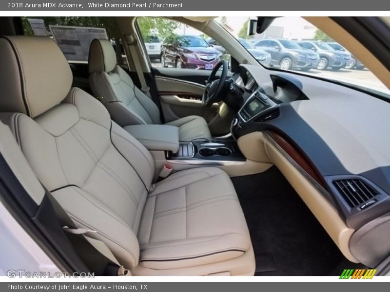 Front Seat of 2018 MDX Advance