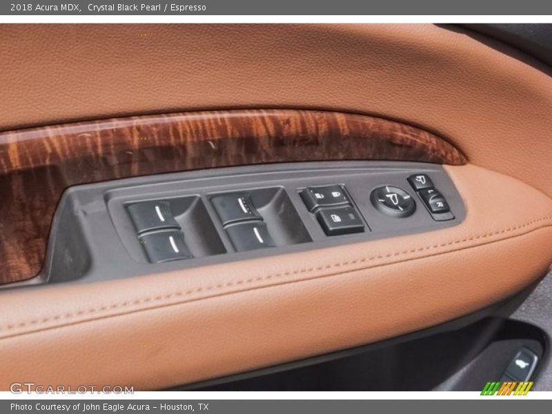 Crystal Black Pearl / Espresso 2018 Acura MDX