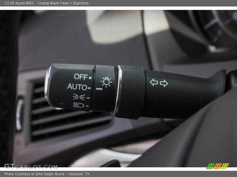 Crystal Black Pearl / Espresso 2018 Acura MDX