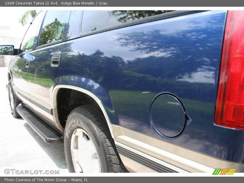 Indigo Blue Metallic / Gray 1998 Chevrolet Tahoe LS 4x4