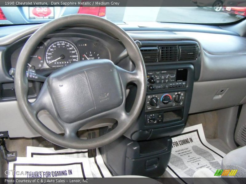 Dark Sapphire Metallic / Medium Grey 1998 Chevrolet Venture