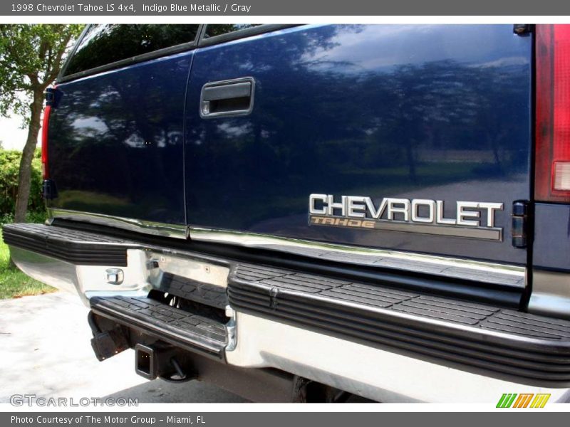 Indigo Blue Metallic / Gray 1998 Chevrolet Tahoe LS 4x4