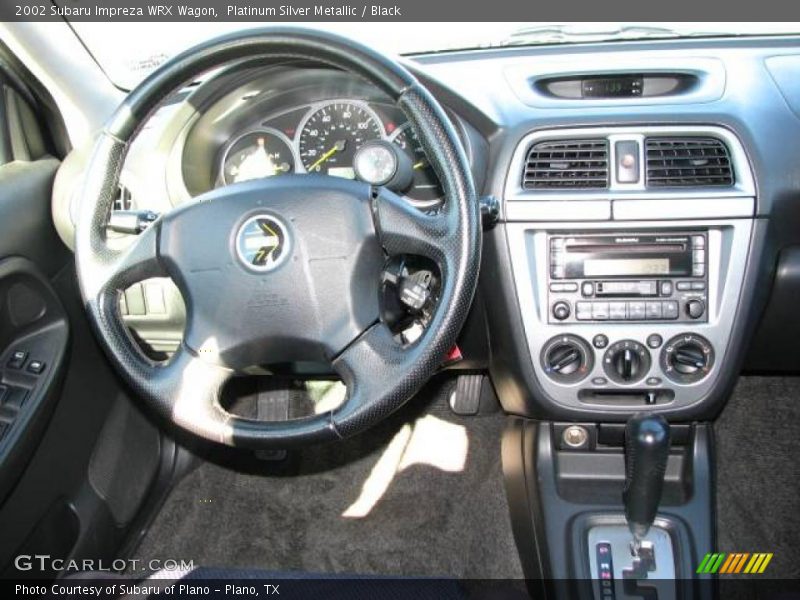 Platinum Silver Metallic / Black 2002 Subaru Impreza WRX Wagon