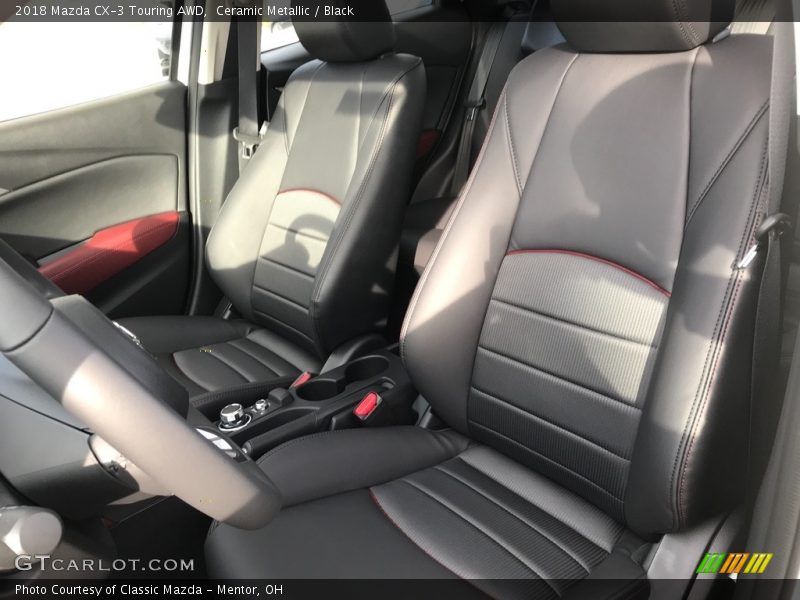 Ceramic Metallic / Black 2018 Mazda CX-3 Touring AWD