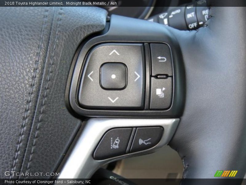 Midnight Black Metallic / Ash 2018 Toyota Highlander Limited
