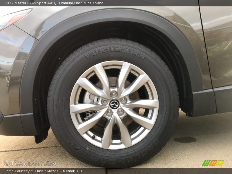 Titanium Flash Mica / Sand 2017 Mazda CX-9 Sport AWD